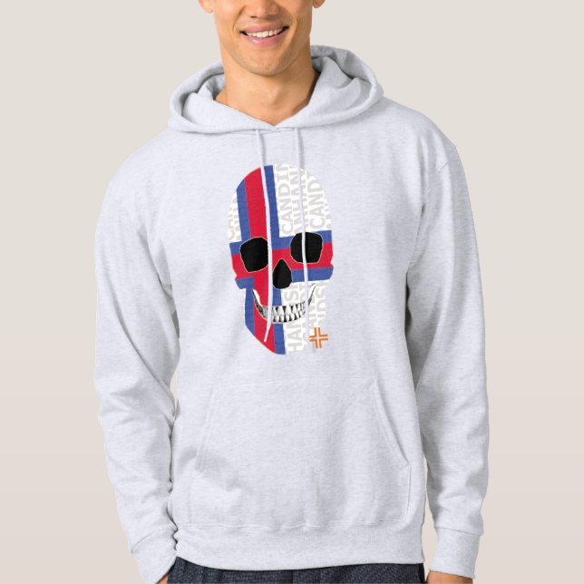 Sudadera Camisas sudorosas B2 de las Islas Feroe HANDSKULL (Anverso)