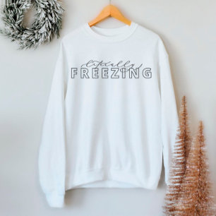 Sudadera Camisas sudorosas de invierno que se congelan lite