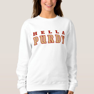 Sudadera Camisas sudorosas Hella Purdy White Crewneck