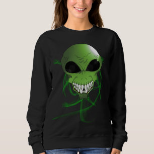 Sudadera Camisas suecas básicas de mujeres exóticas verde