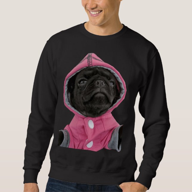 Sudadera Camiseta 680 Pug Hug Classic (Anverso)