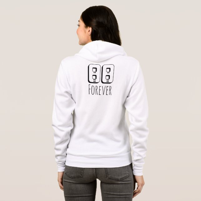 Sudadera Camiseta 88 Forever (Reverso completo)
