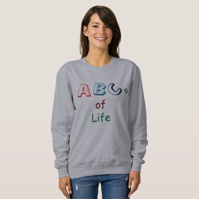 Sudadera Camiseta ABC de la vida (Anverso completo)