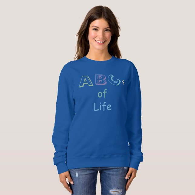 Sudadera Camiseta ABC de la vida (Anverso completo)