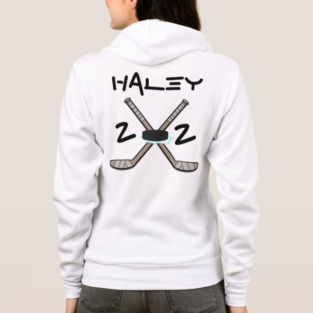 Sudadera Camiseta adaptable del hockey (Reverso)