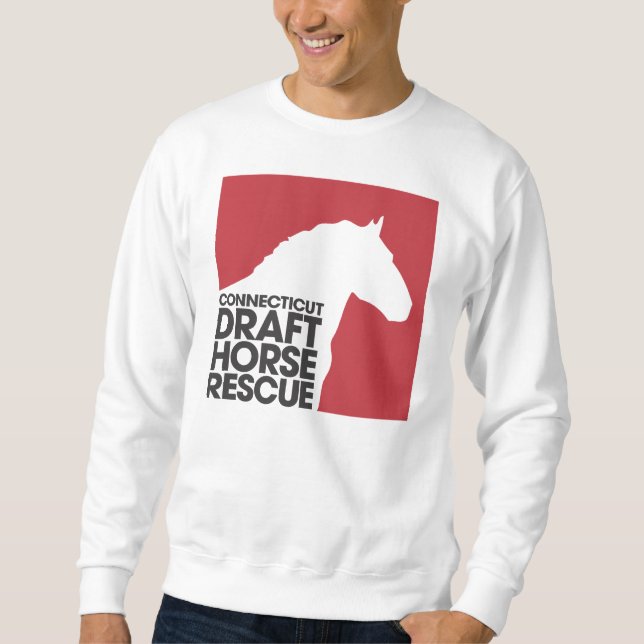 Sudadera Camiseta adulta del crewneck del rescate del (Anverso)