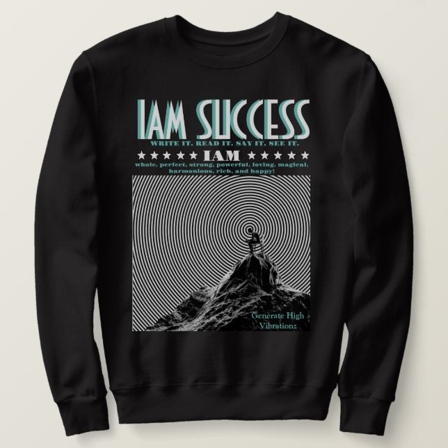 Sudadera Camiseta ALTA VIBRATIONZ (Anverso del diseño)