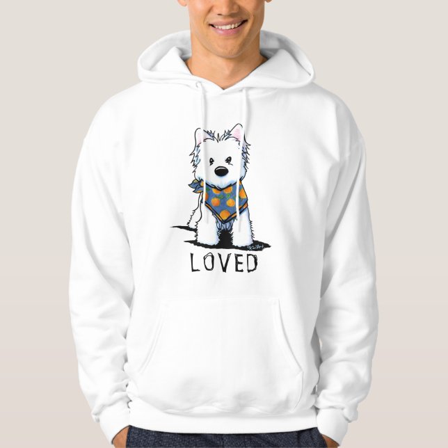Sudadera Camiseta amada por KiniArt Westie Terrier (Anverso)