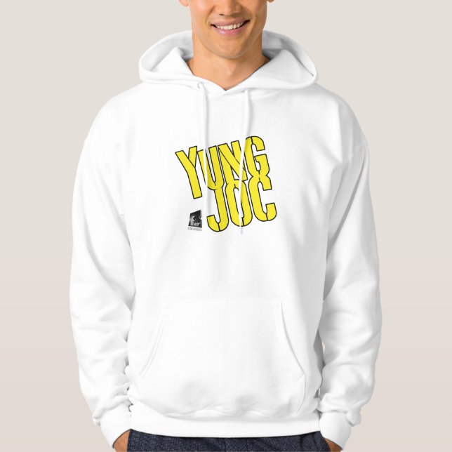Sudadera Camiseta amarilla del logotipo de Yung Joc (Anverso)