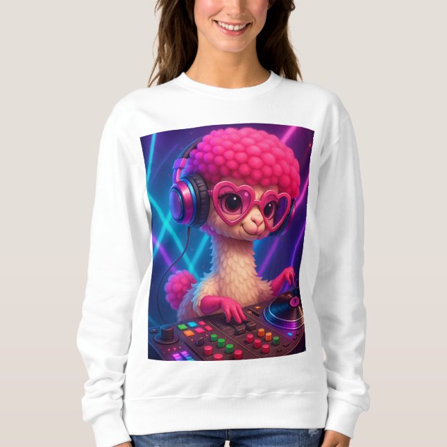 Sudadera Camiseta Auriculares Galácticos  (Anverso)