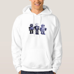 Sudadera camiseta azul de los robots