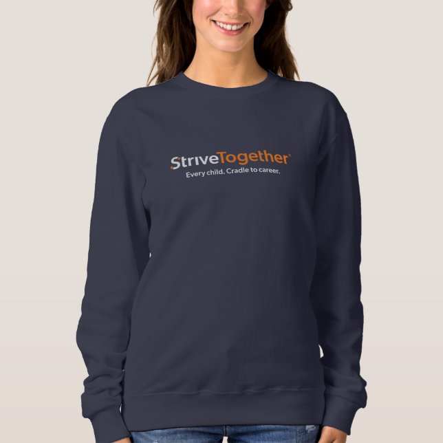 Sudadera Camiseta azul marino de manga larga (Anverso)