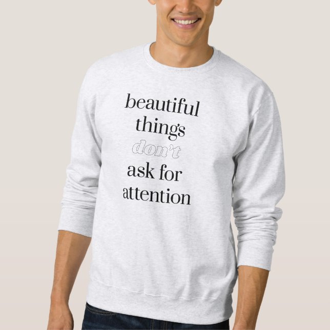 Sudadera Camiseta básica de hombre Beautiful Things (Anverso)