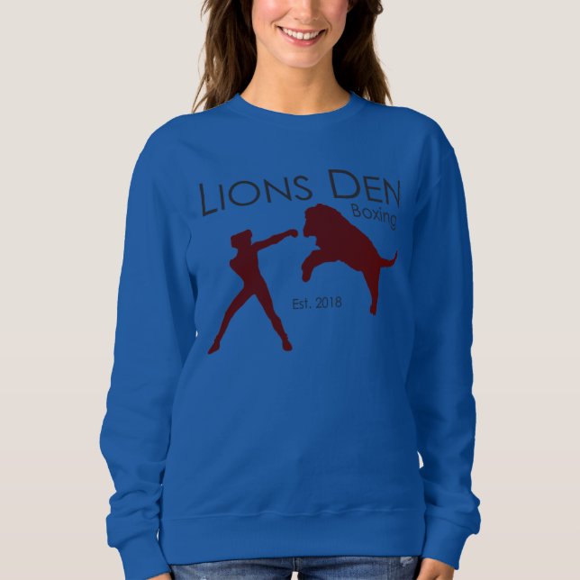 Sudadera Camiseta básica de la guarida de los leones (Anverso)
