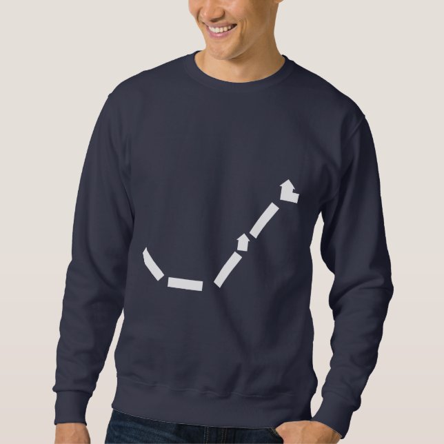 Sudadera Camiseta básica de los azules marinos (Anverso)