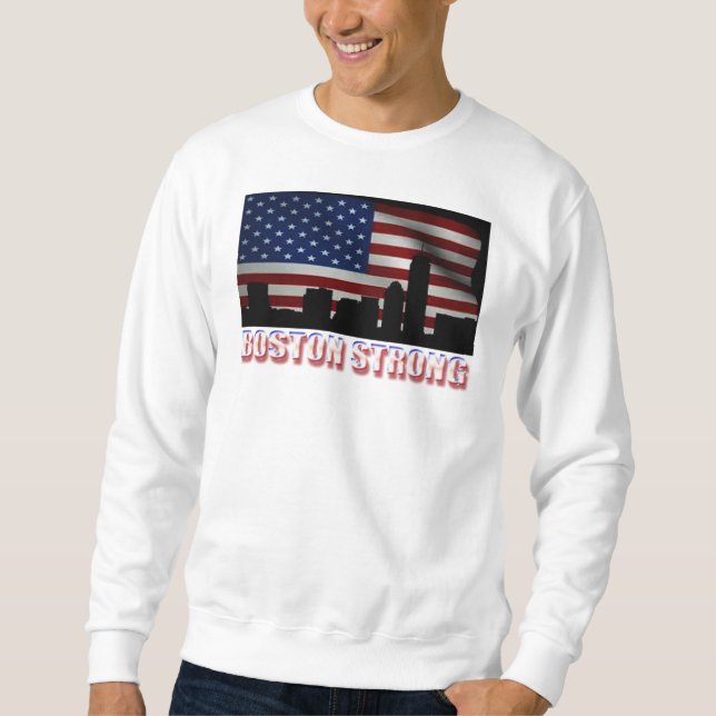 Sudadera Camiseta básica fuerte de Boston (Anverso)