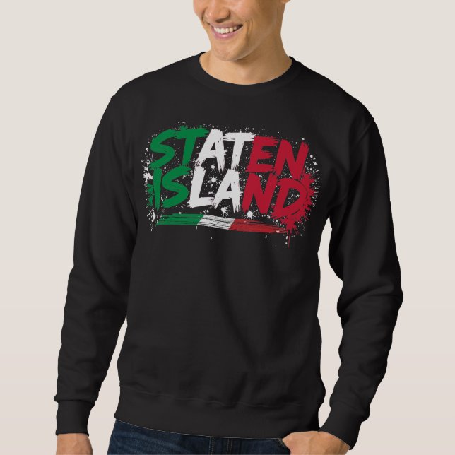 Sudadera Camiseta básica italiana de Staten Island (Anverso)