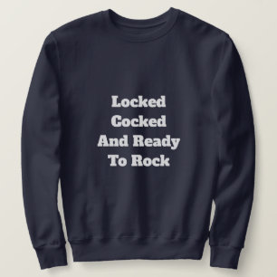 Sudadera Camiseta básica para hombre lista para rockear