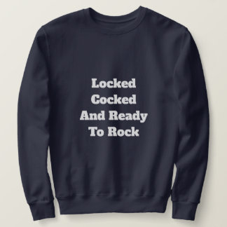 Sudadera Camiseta básica para hombre lista para rockear