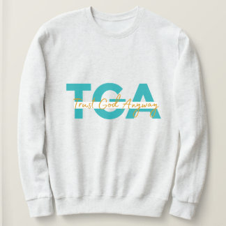 Sudadera Camiseta Blanca de Sudoración Blanca Confía en Dio