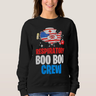 Sudadera Camiseta Boo Boo Crew Bandera Americana 4 De Julio