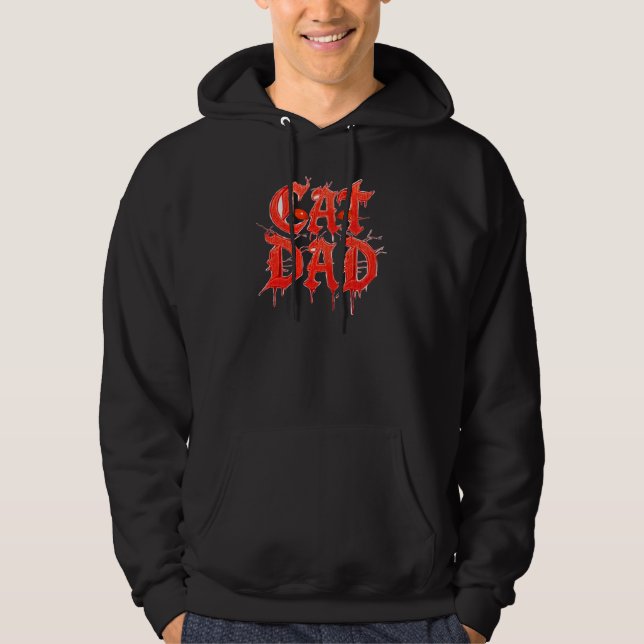 Sudadera Camiseta Cat Dad  (Anverso)