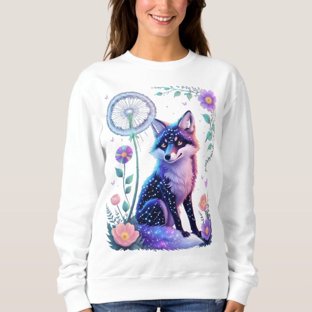 Sudadera Camiseta Celestial Fox Dreamscape (Anverso)