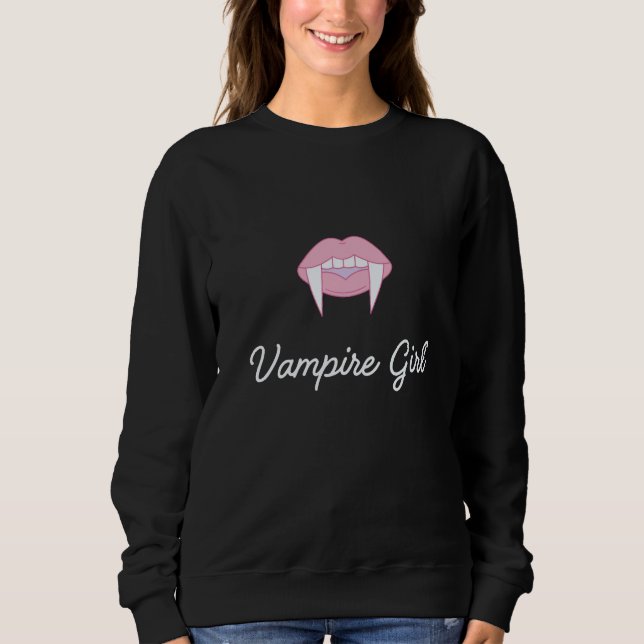 Sudadera Camiseta Chica de vampiros (Anverso)