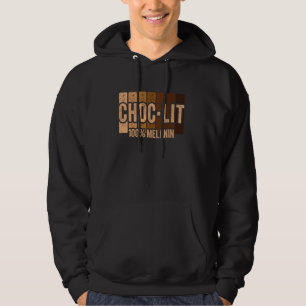 Sudadera Camiseta Choc Lit Melanin T-Shirt Black History Mo