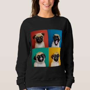 Sudadera Camiseta Clásica Cute Pug Puppy 690