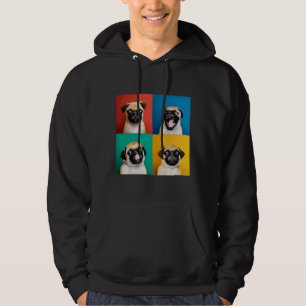 Sudadera Camiseta Clásica Cute Pug Puppy 690