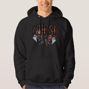 Sudadera Camiseta clásica de Halloween Enfermera Espeluznan