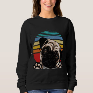 Sudadera Camiseta clásica estilo vintage tipo pug Dog retro