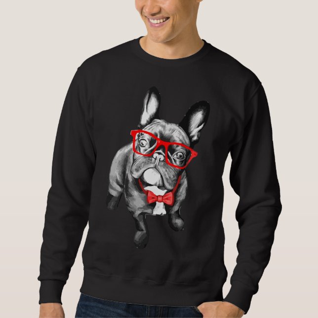 Sudadera Camiseta clásica francesa Pug 514 (Anverso)