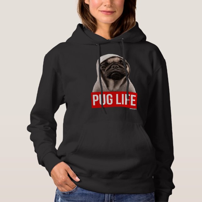Sudadera Camiseta clásica Pug Life Pug original 1 (Anverso)