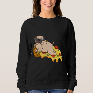 Sudadera Camiseta clásica Pug Pizza 390