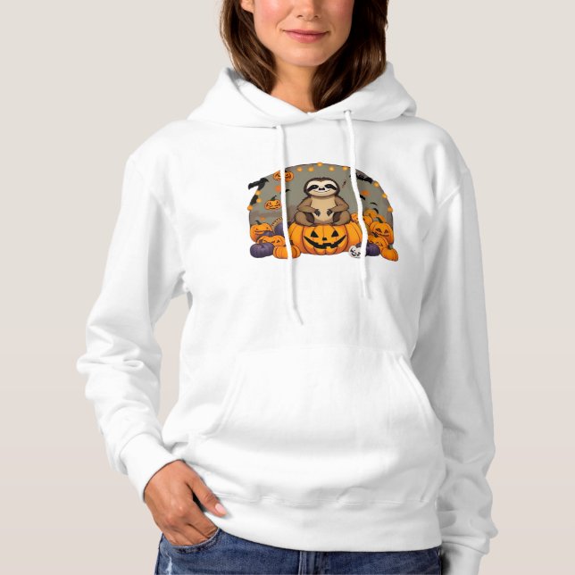 Sudadera Camiseta clásica Sloth-o-ween (Anverso)