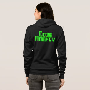 Sudadera Camiseta Code Monkey (Impresión trasera)