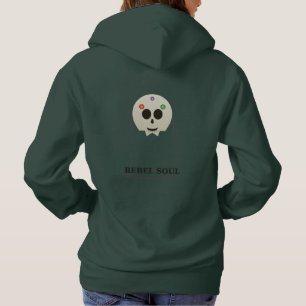 Sudadera Camiseta Colorida de Cráneo en la Calle del Alma R