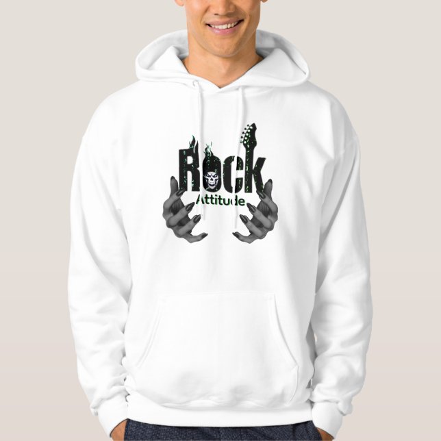 Sudadera Camiseta con actitud de Rock  (Anverso)