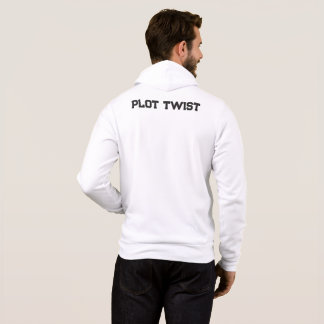 Sudadera Camiseta con capucha de manga larga de color blanc