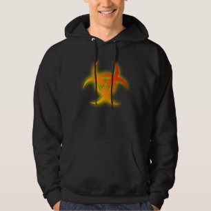 Sudadera Camiseta con capucha divertida de riesgo biológico