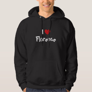 Sudadera Camiseta con capucha I Love Florence
