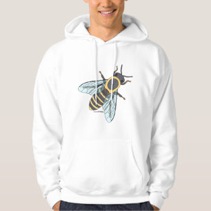 Sudadera Camiseta con capucha para hombre - Abeja melífera