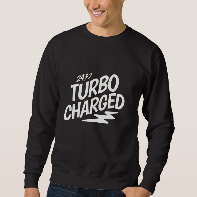 Sudadera Camiseta con carga Turbo - Energiza tu estilo (Anverso)