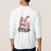 Camiseta con diseño divertido de gato | Regalo par
