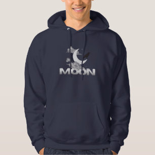 Sudadera Camiseta con estética gótica oscura de cuervo luna