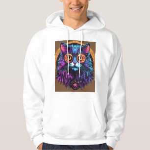 Sudadera Camiseta con logotipo de grafiti cursivo vibrante