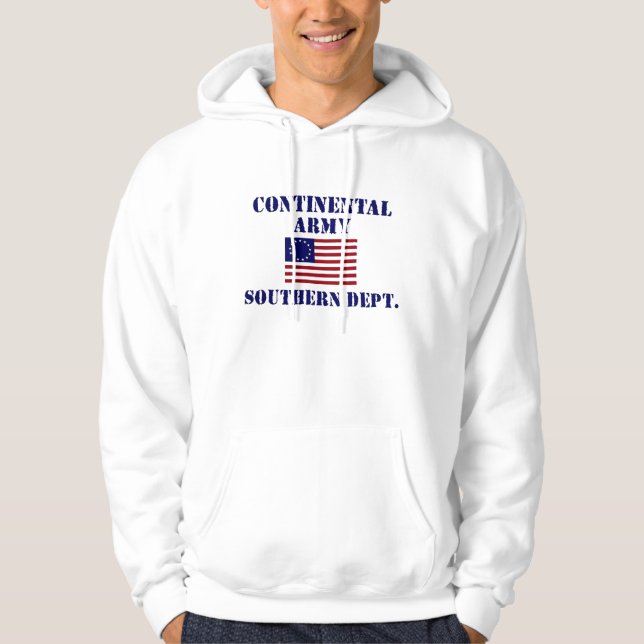 Sudadera Camiseta continental del ejército de la guerra (Anverso)