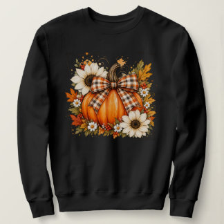 Sudadera Camiseta cristiana de otoño de calabaza, Alabaré